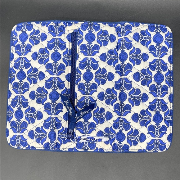 Vera Bradley Cobalt Tile Trifold Wallet - Picture 6 of 12